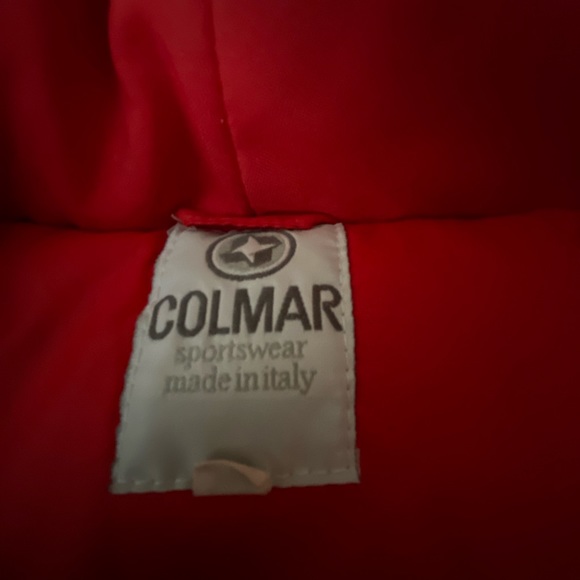 Men’s red Italian Colmar ski jacket. Warm and cozy on the slopes. Italian size52 - Picture 3 of 5